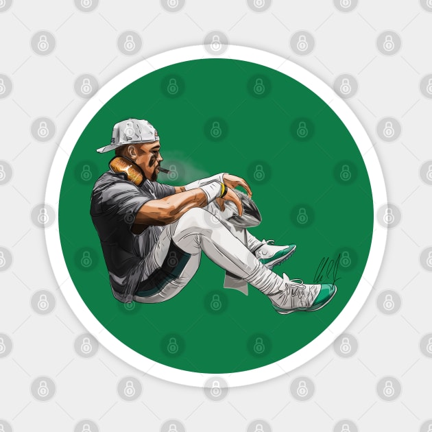 Jalen Hurts: Champ Magnet by 51Deesigns
